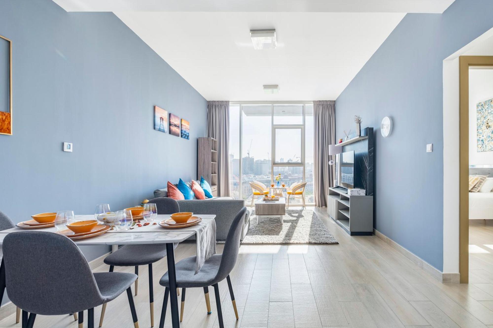 Dreamland 1br For 4, King Bed, Pool, Sauna, Gym, Free Parking Appartement